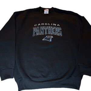 Vintage 90s Pro Player Carolina Panthers Crew Sweatshirt 
Men’s Large 50-50